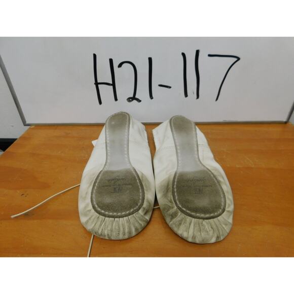 Dance Ballet Shoes ABT Big Kid 3M White Leather  Full Sole - Picture 3 of 4